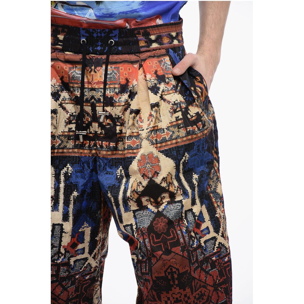 Double-pleated CARPET Nylon Shorts