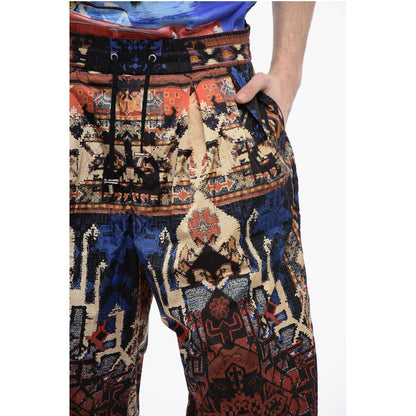 Double-pleated CARPET Nylon Shorts