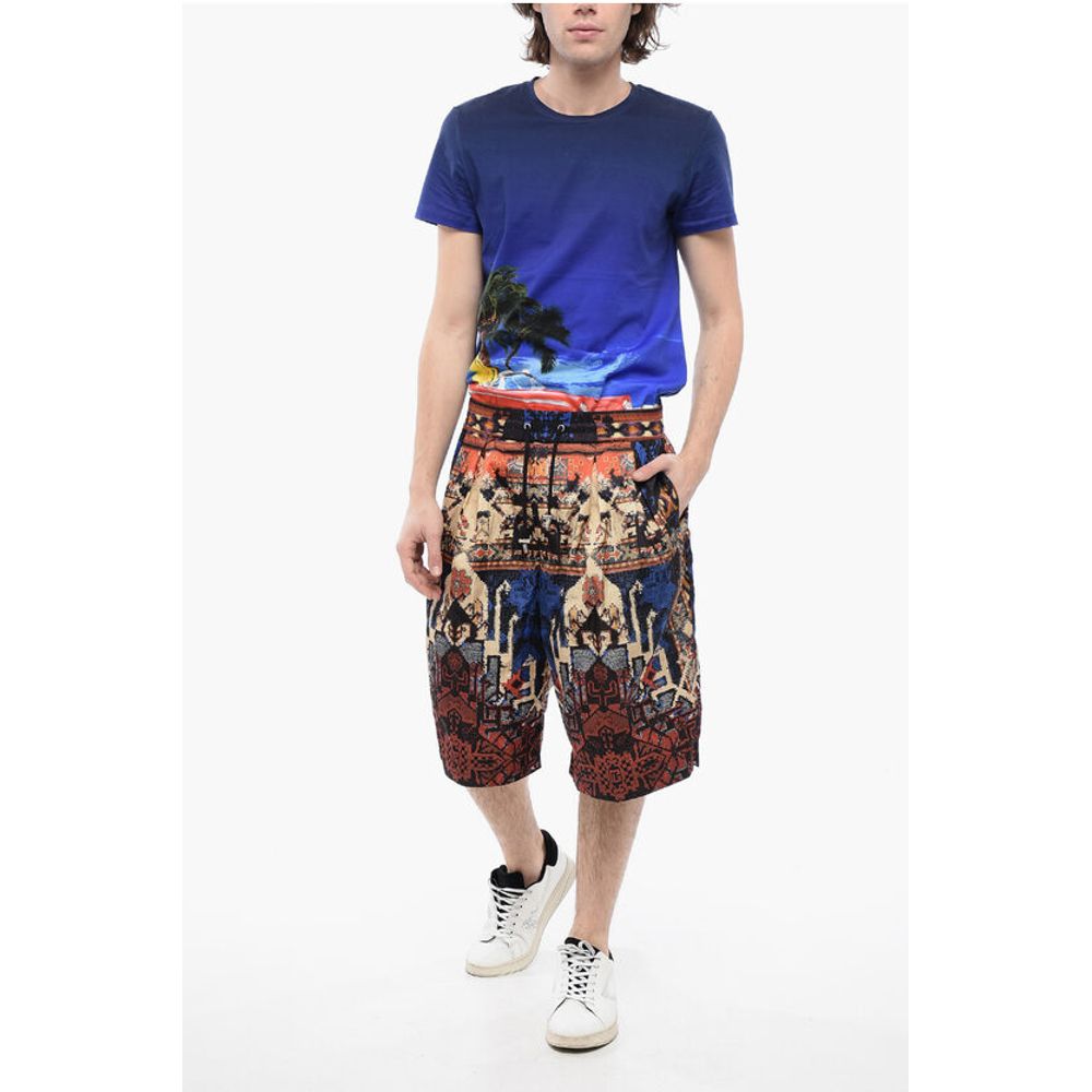 Double-pleated CARPET Nylon Shorts
