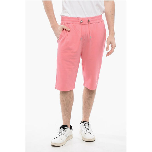 Brushed Cotton Shorts with Flocked Logo