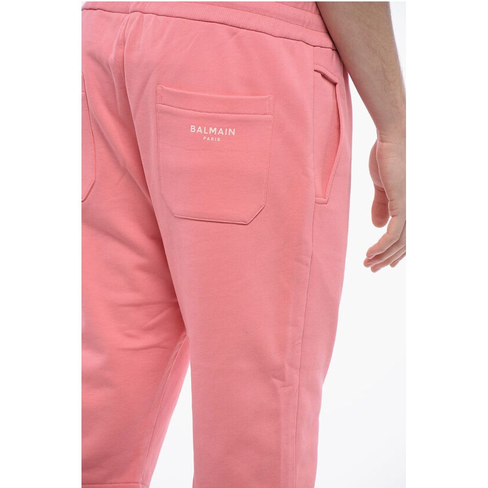 Brushed Cotton Shorts with Flocked Logo