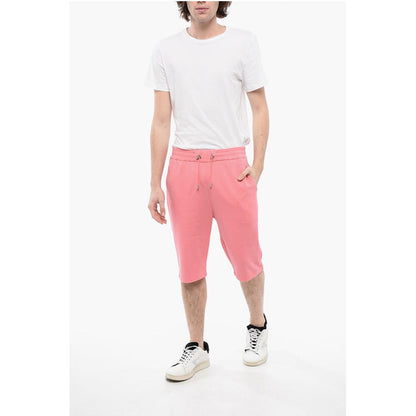 Brushed Cotton Shorts with Flocked Logo