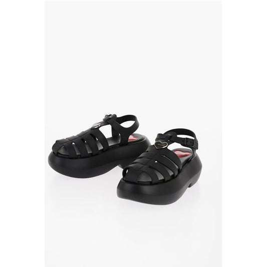 LOVE Pvc Sandals with Platform 6,5cm
