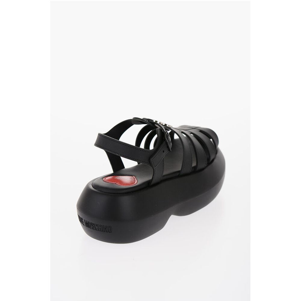 LOVE Pvc Sandals with Platform 6,5cm