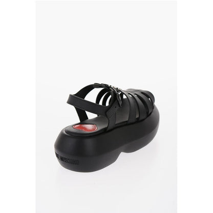 LOVE Pvc Sandals with Platform 6,5cm