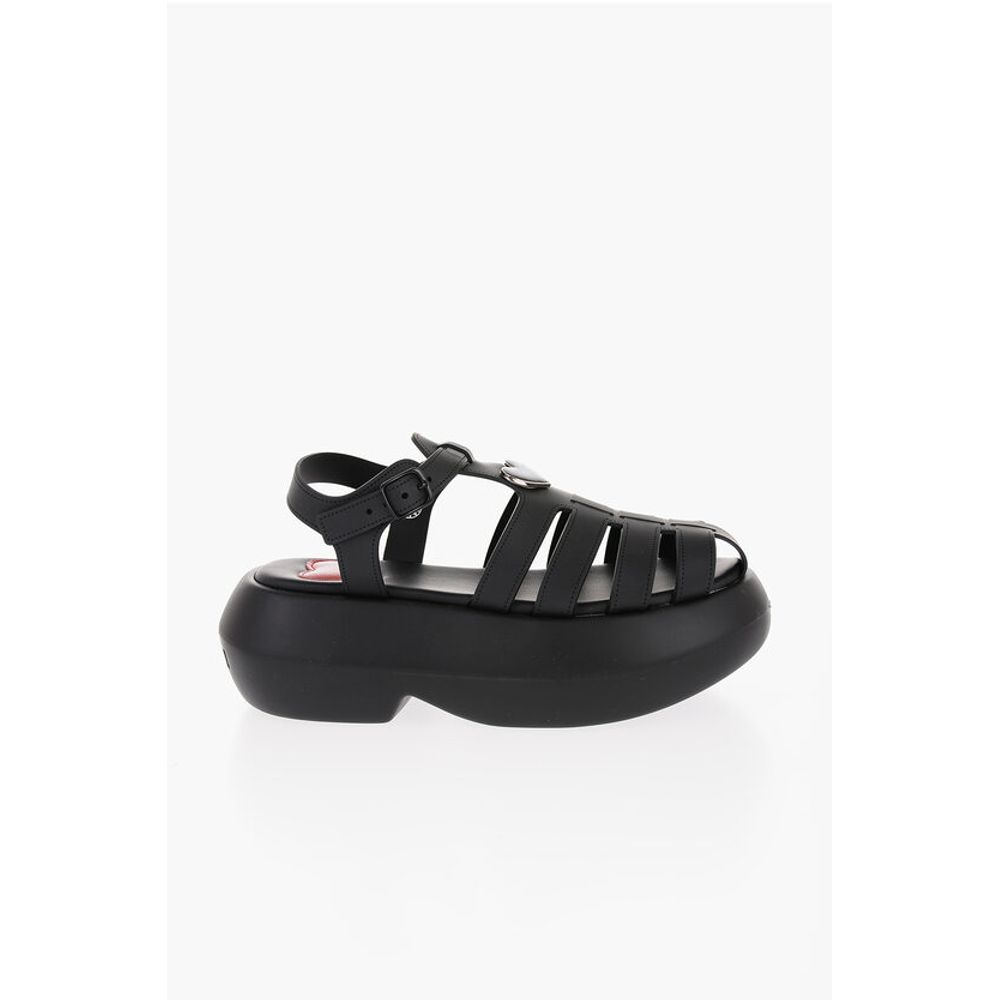 LOVE Pvc Sandals with Platform 6,5cm