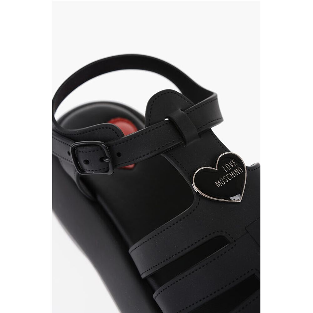 LOVE Pvc Sandals with Platform 6,5cm