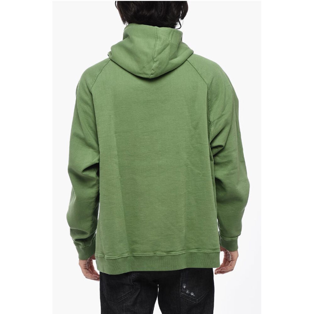 Solid Color Hoodie with Embossed Logo