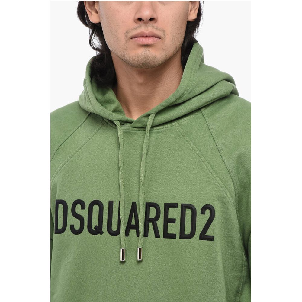Solid Color Hoodie with Embossed Logo