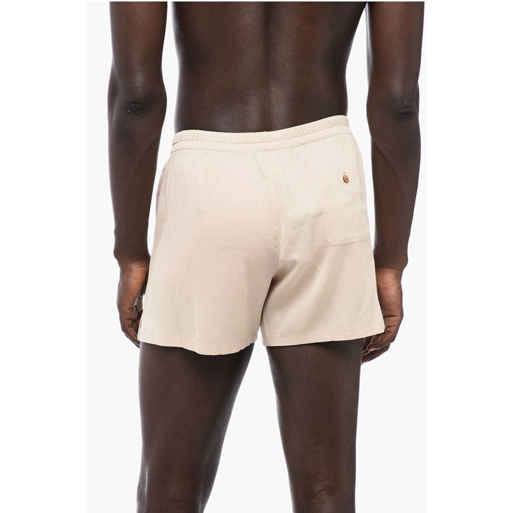 UNDERWEAR Silk Shorts with Elastic Waistband