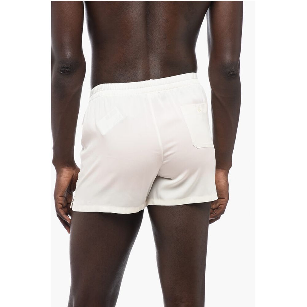 UNDERWEAR Silk Shorts with Elastic Waistband