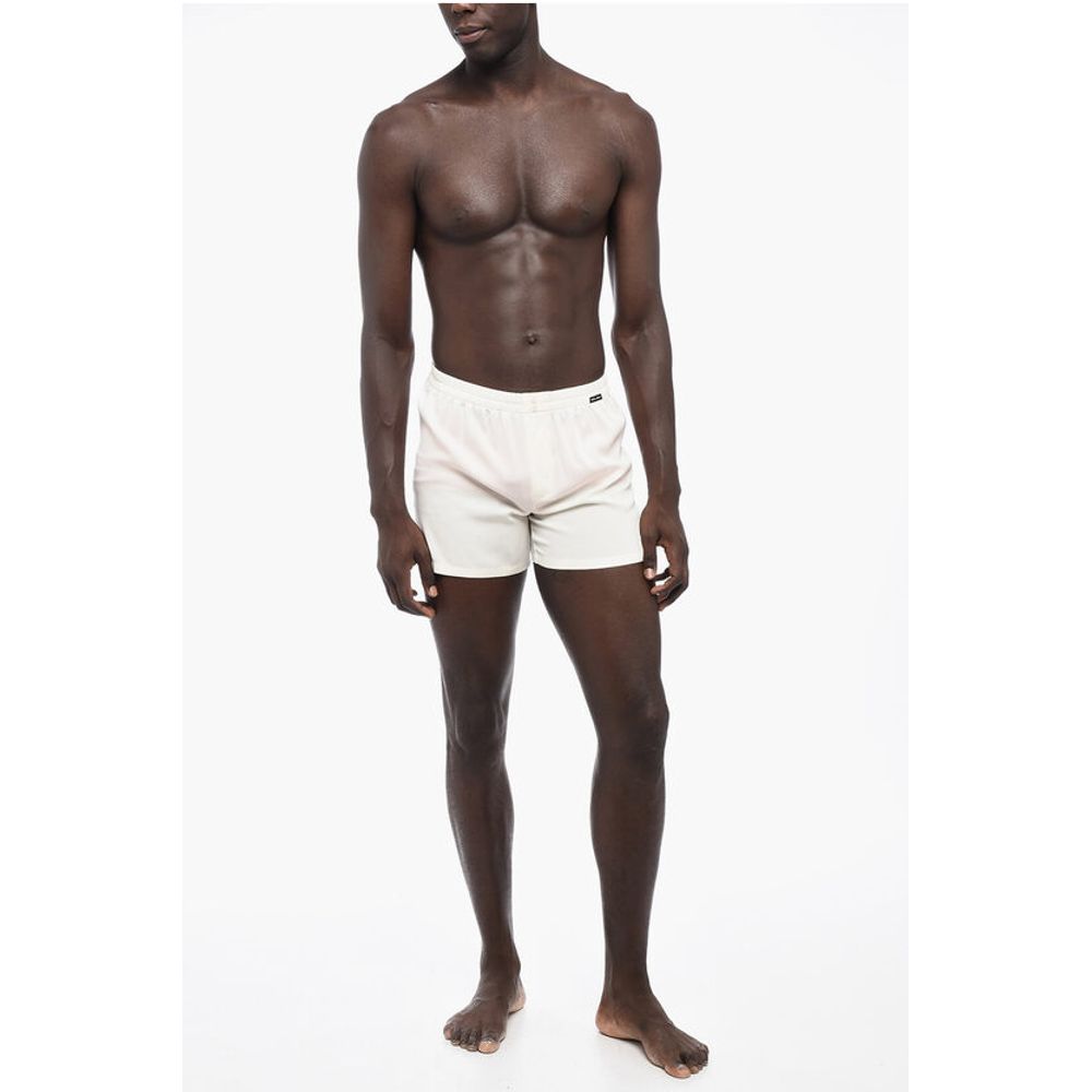 UNDERWEAR Silk Shorts with Elastic Waistband