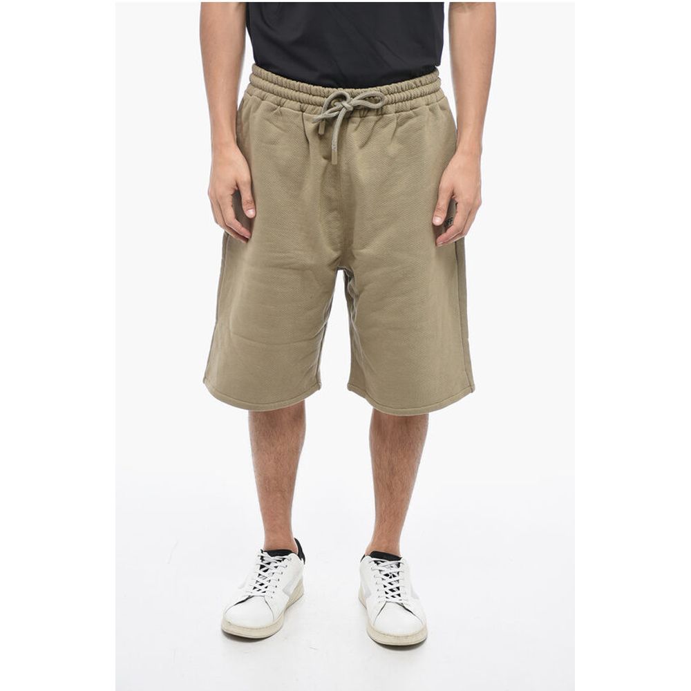 Skate Shorts with Visible Stitching