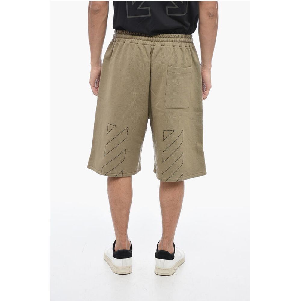 Skate Shorts with Visible Stitching