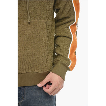 Chenille Contrasting Band S-GINBERO Hoodie