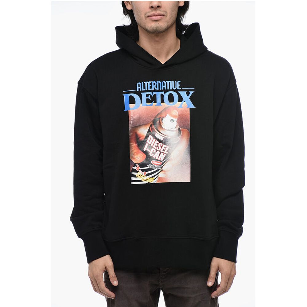 Hoodie S-MACSOUT Sweatshirt with Print