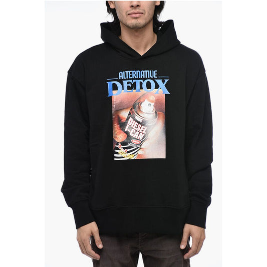 Hoodie S-MACSOUT Sweatshirt with Print