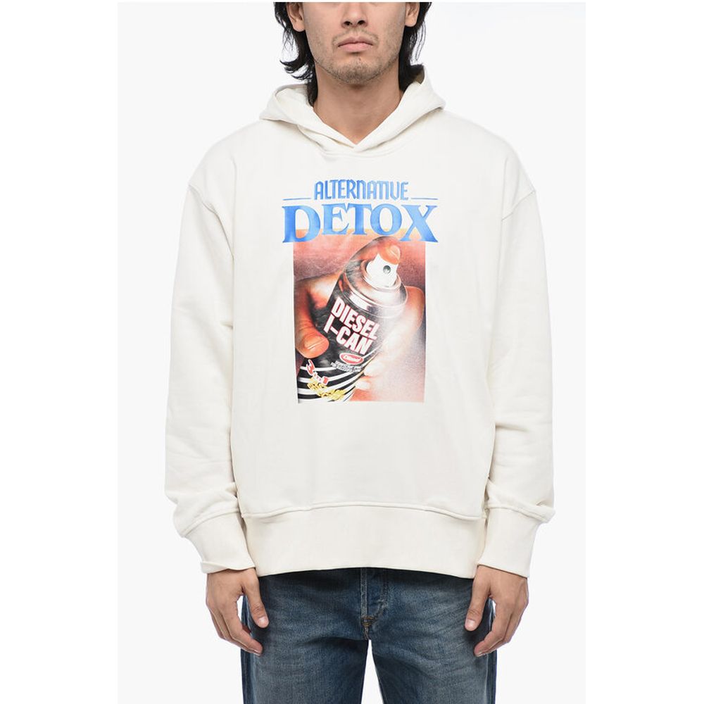 Hoodie S-MACSOUT Sweatshirt with Print