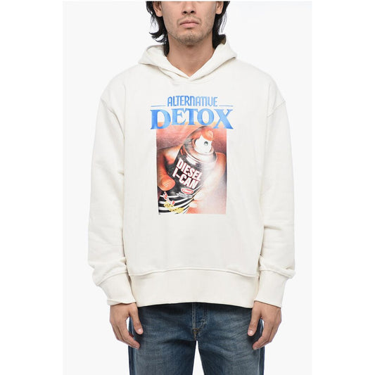 Hoodie S-MACSOUT Sweatshirt with Print