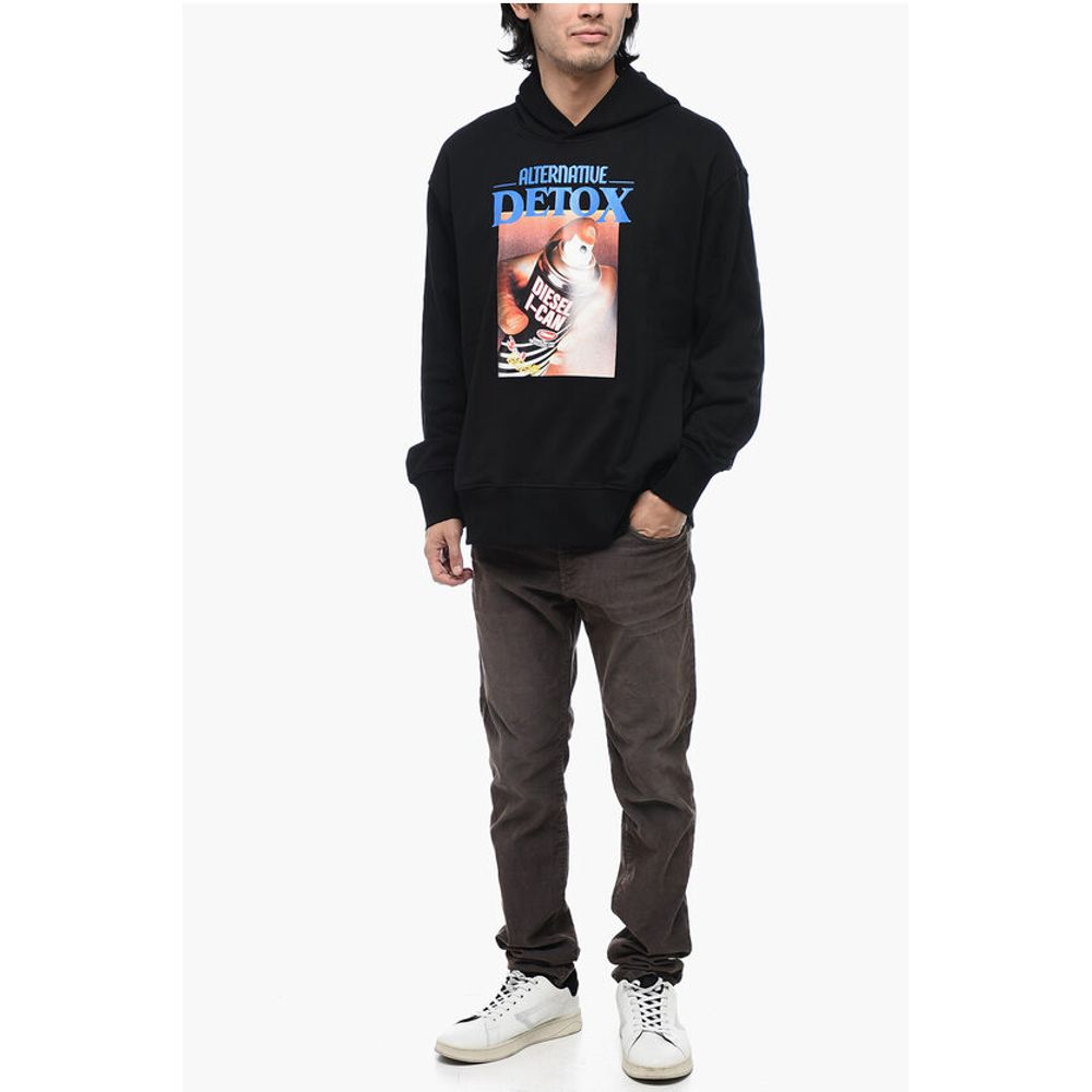 Hoodie S-MACSOUT Sweatshirt with Print