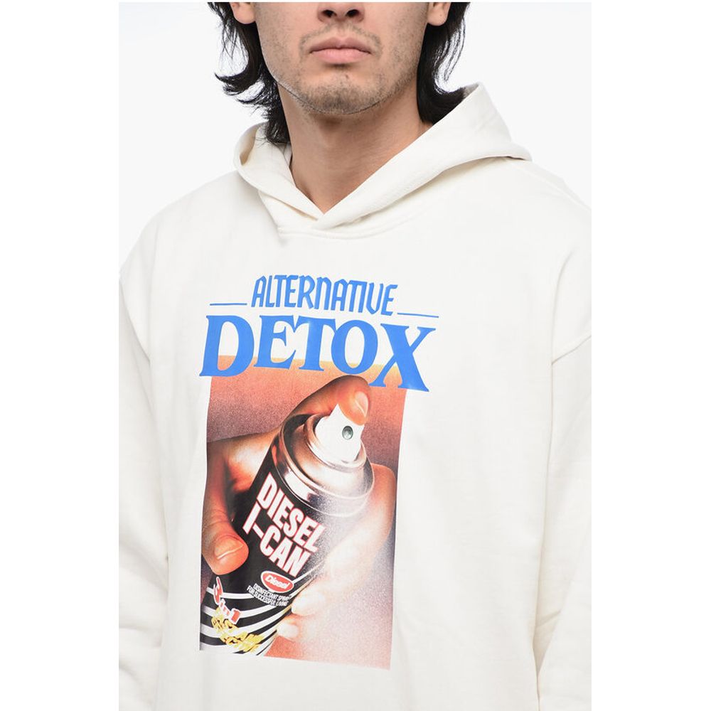 Hoodie S-MACSOUT Sweatshirt with Print