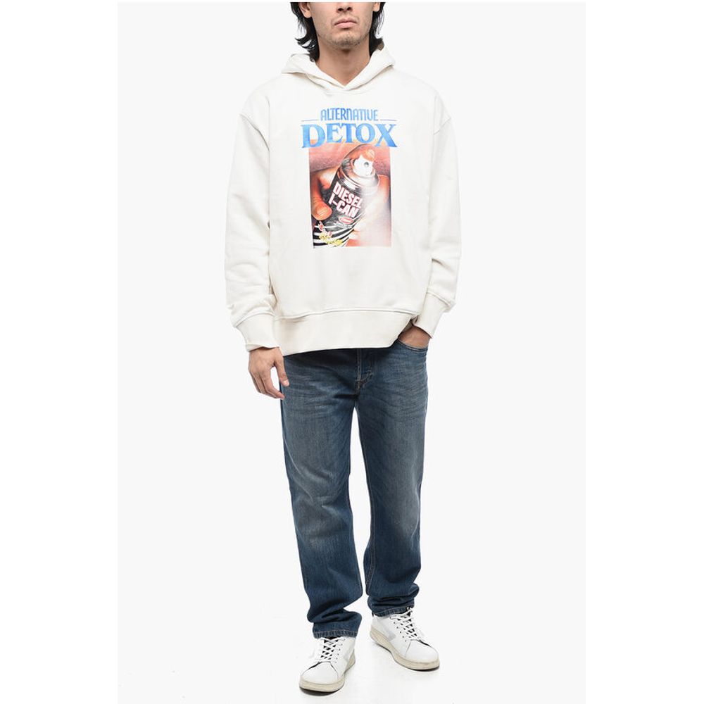 Hoodie S-MACSOUT Sweatshirt with Print