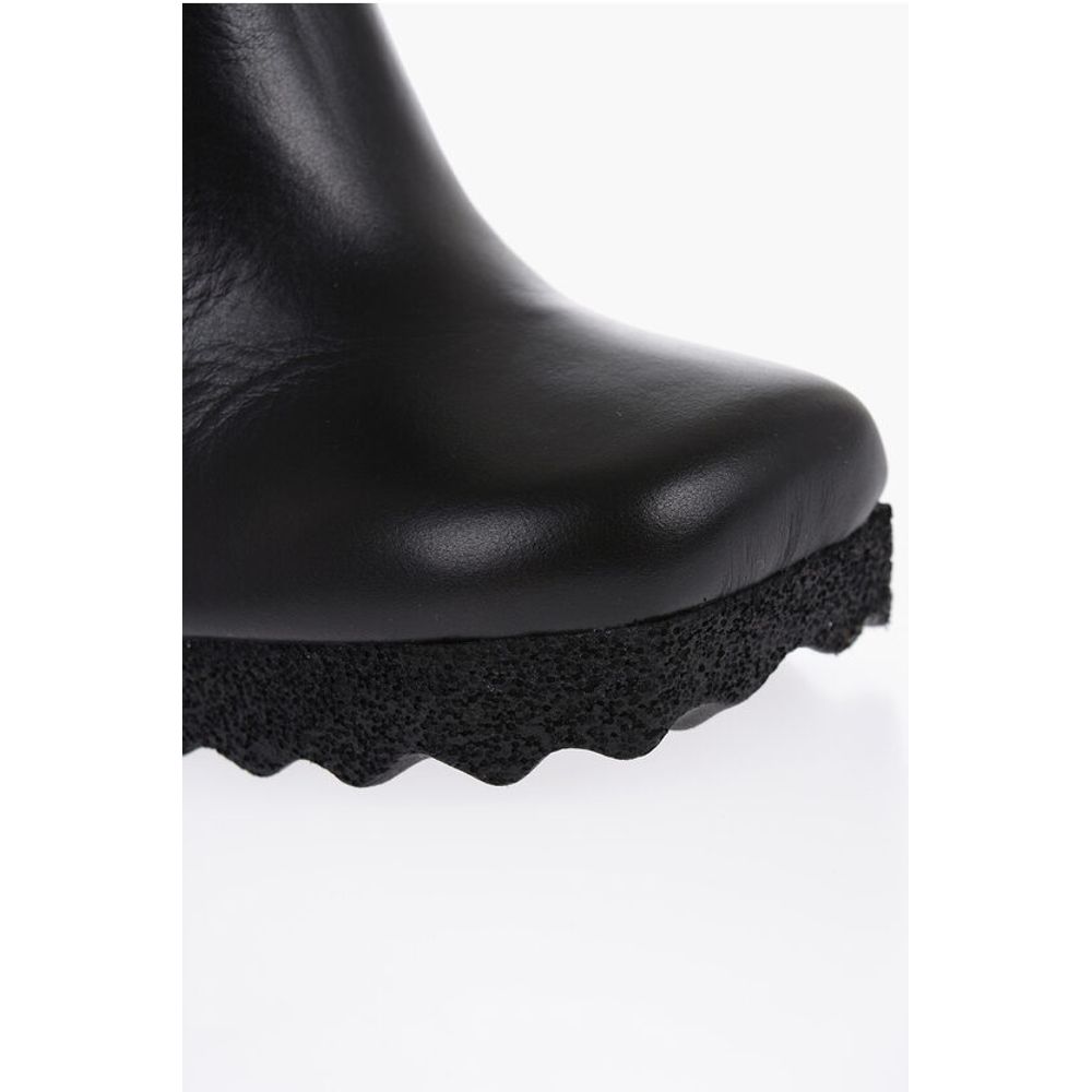 Leather SPONGE Chelsea Booties 12cm