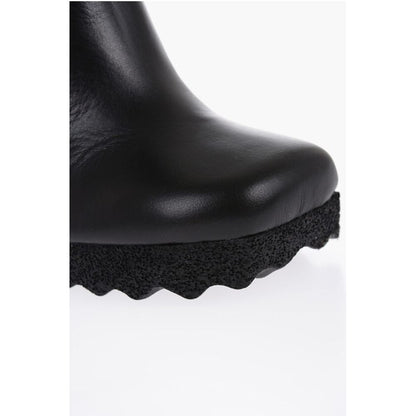 Leather SPONGE Chelsea Booties 12cm