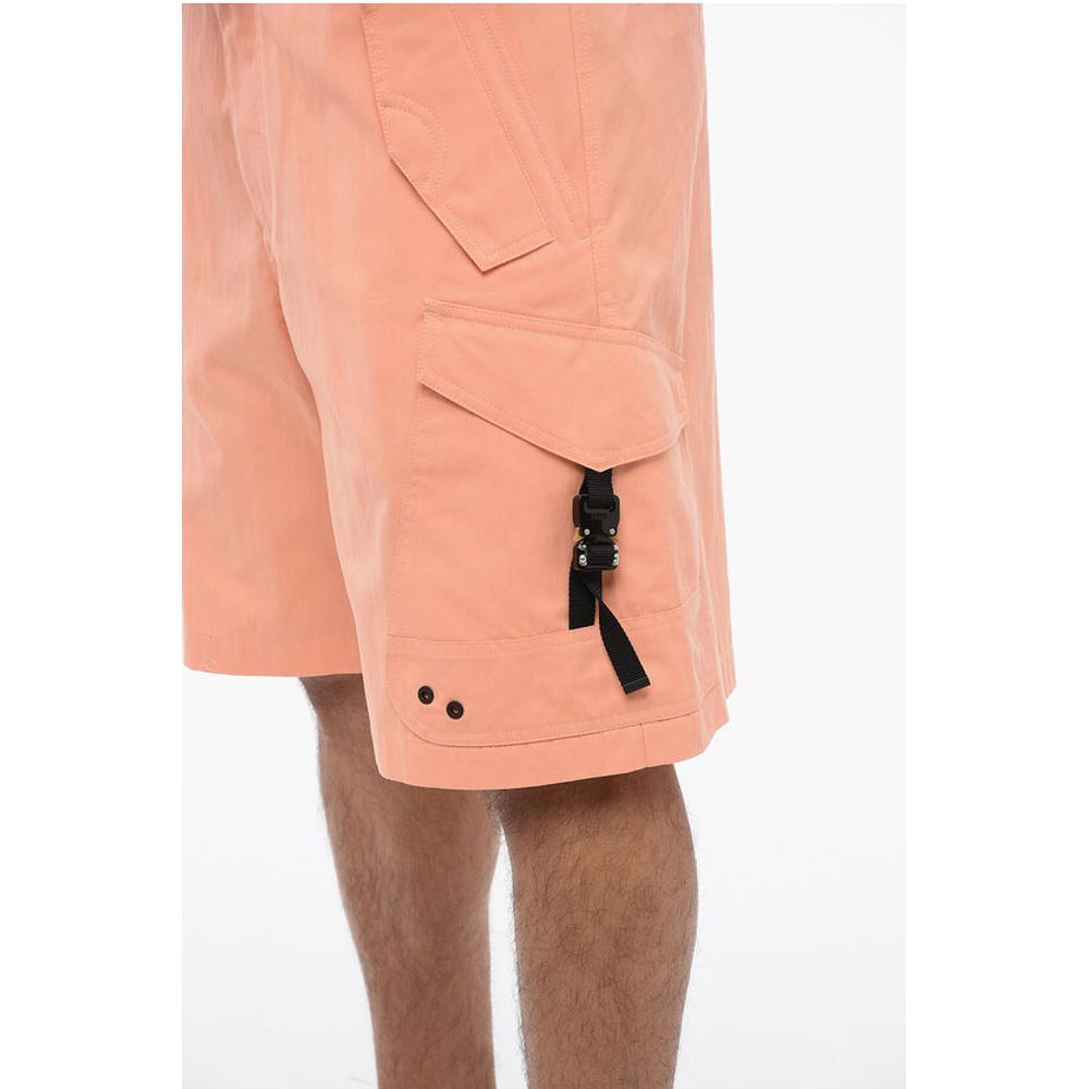 Cotton Blend Cargo Shorts with Safety Details