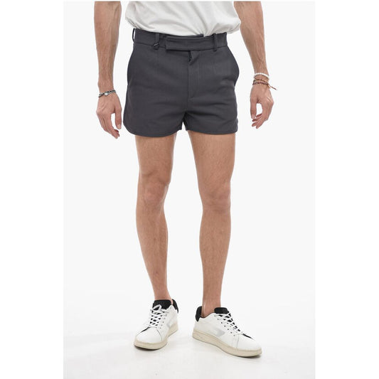 Jacquard Fabric Slim Fit Shorts