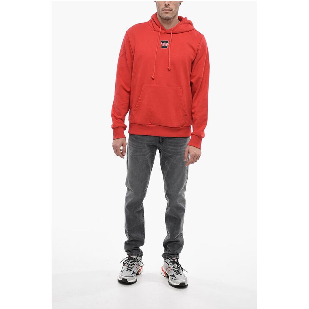 Solid Color S-GINN-HOOD-K33 Hoodie with Patch Pocket
