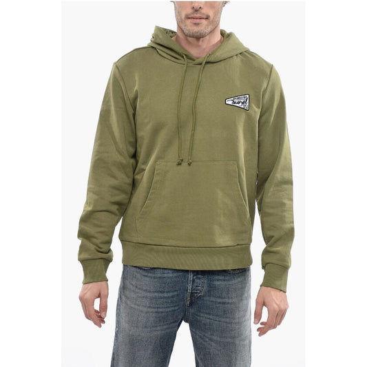 Solid Color S-GINN-HOOD-K31 Hoodie with Contrasting Logo