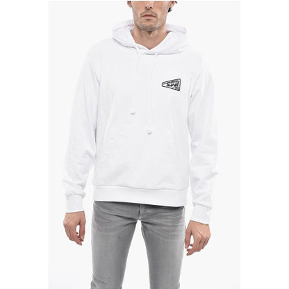 Solid Color S-GINN-HOOD-K31 Hoodie with Contrasting Logo