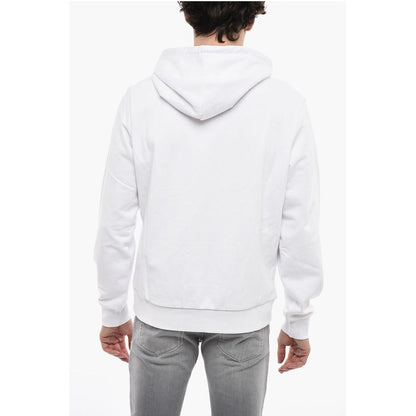 Solid Color S-GINN-HOOD-K31 Hoodie with Contrasting Logo