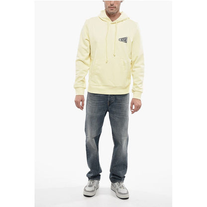 Solid Color S-GINN-HOOD-K31 Hoodie with Contrasting Logo