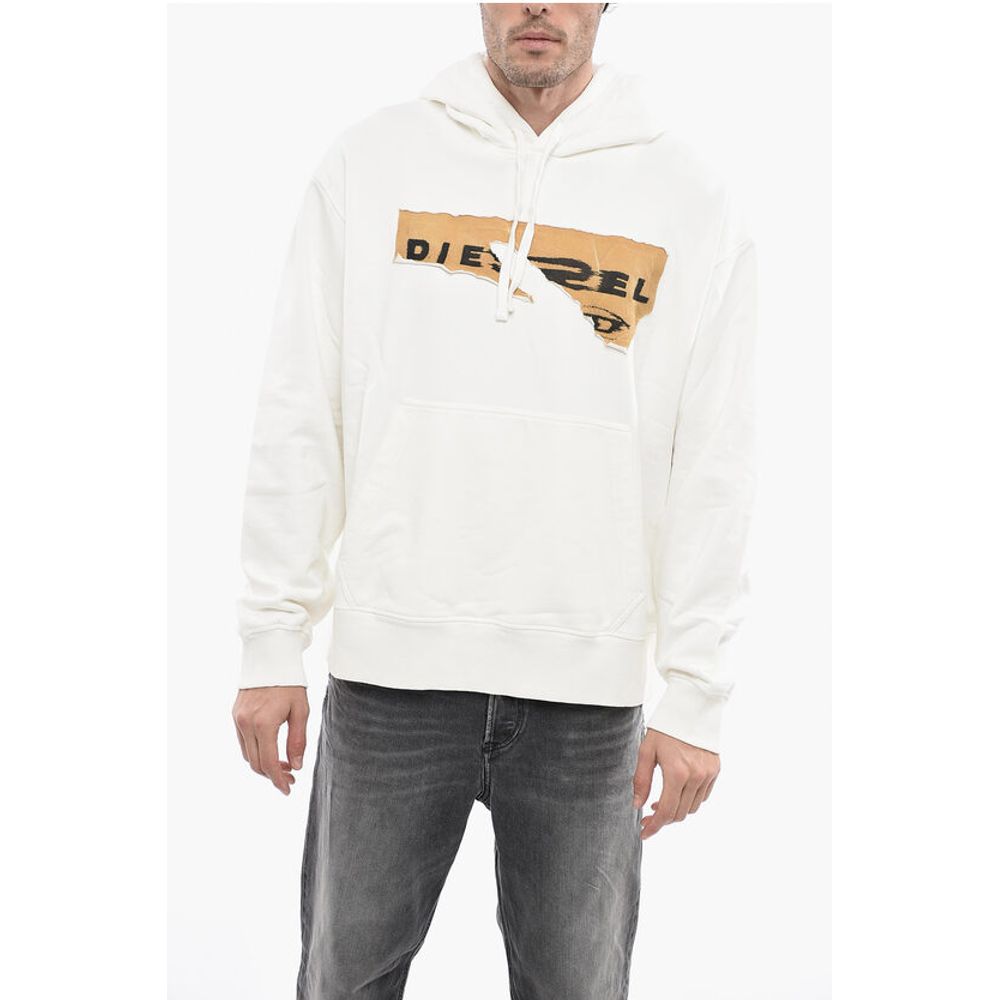 Brushed Cotton S-MACS Hoodie with Vintage Effect Logo