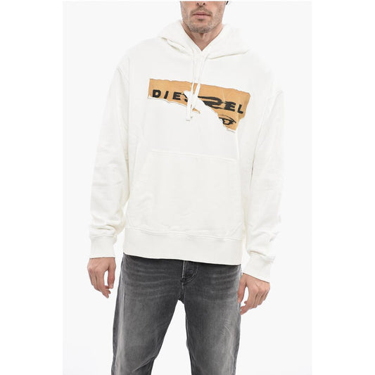 Brushed Cotton S-MACS Hoodie with Vintage Effect Logo