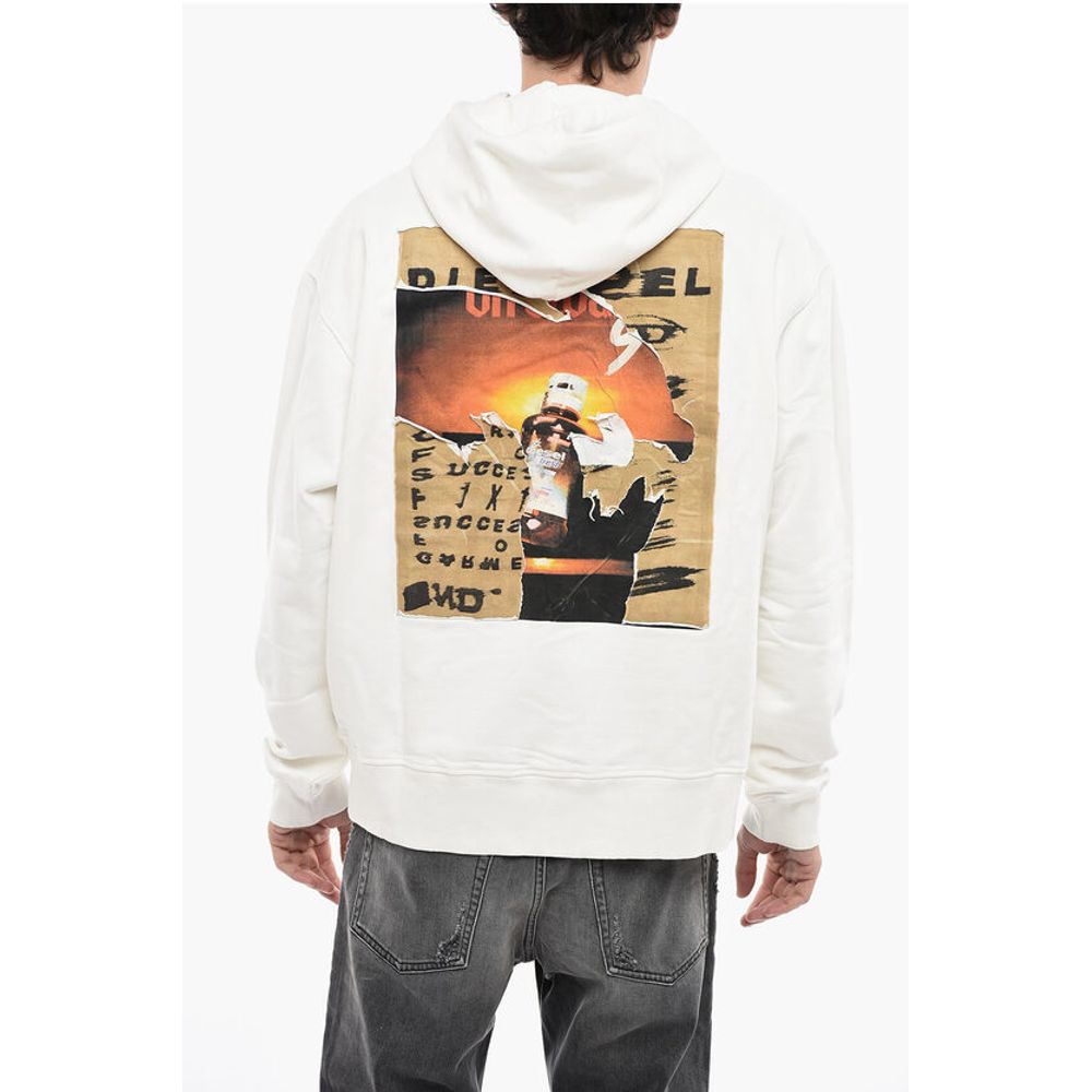 Brushed Cotton S-MACS Hoodie with Vintage Effect Logo