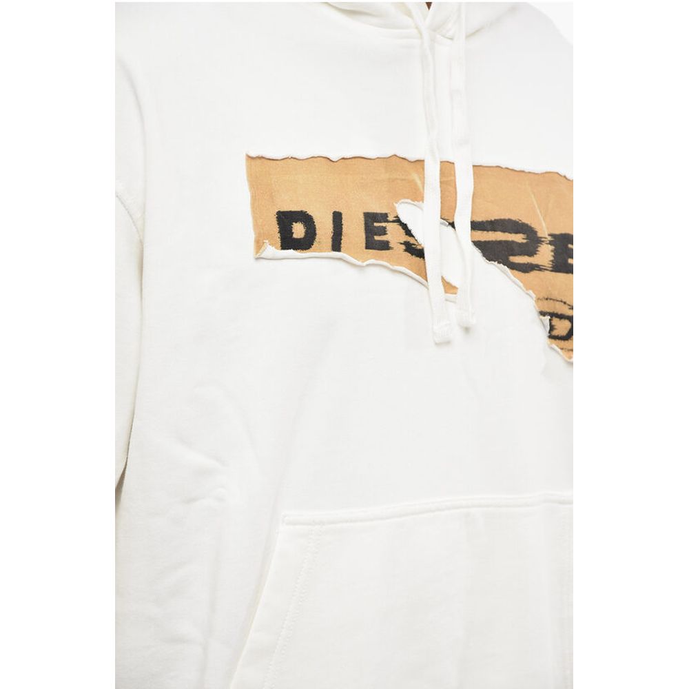 Brushed Cotton S-MACS Hoodie with Vintage Effect Logo