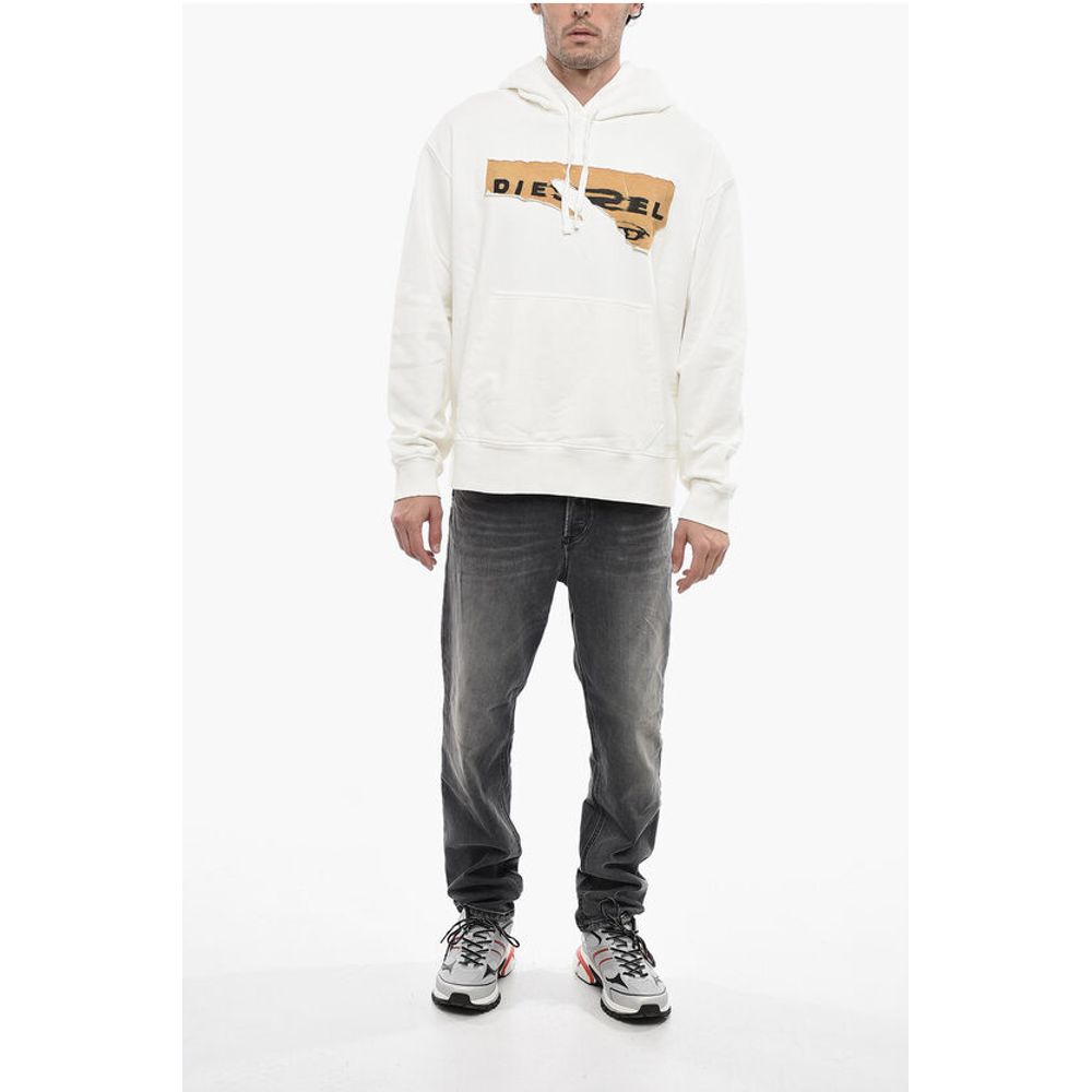 Brushed Cotton S-MACS Hoodie with Vintage Effect Logo