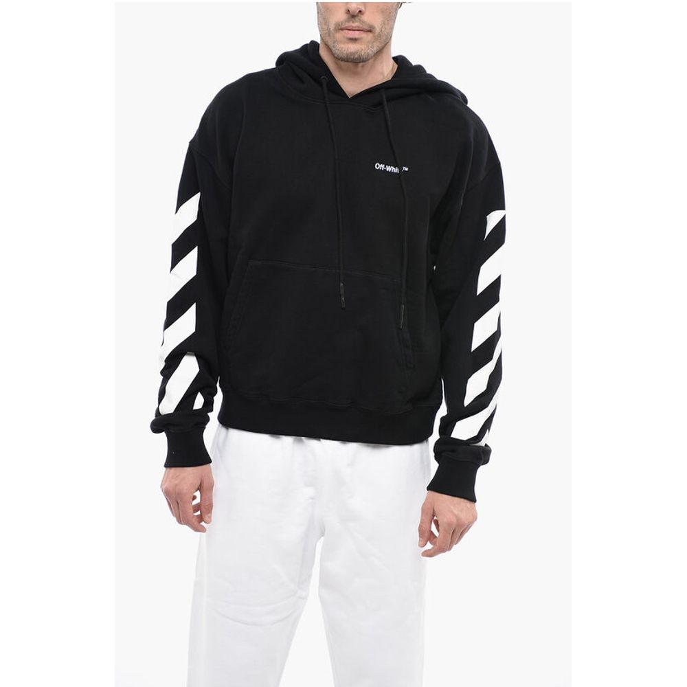 PERMANENT Hoodie DIAG HELVETICA with Front Pocket