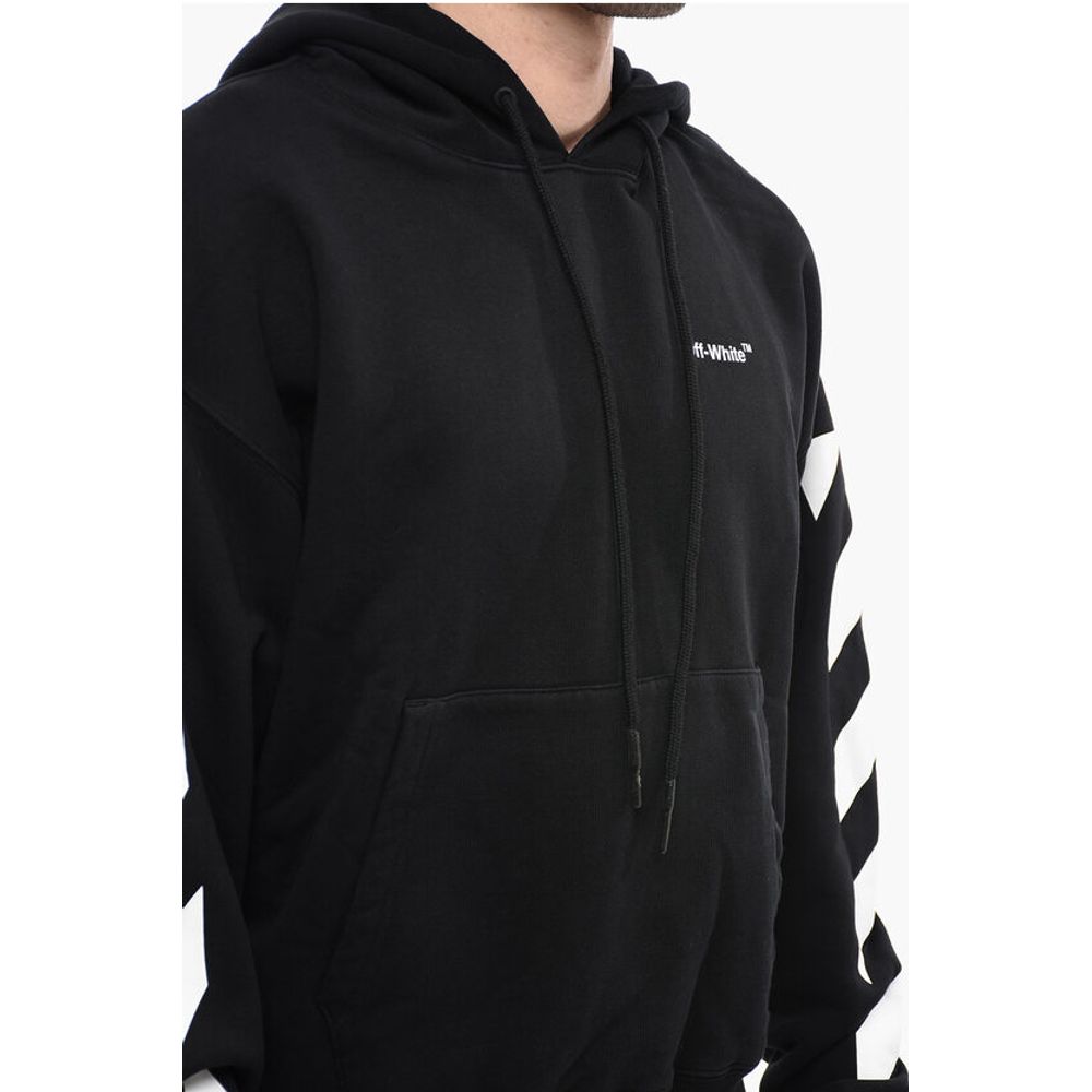 PERMANENT Hoodie DIAG HELVETICA with Front Pocket