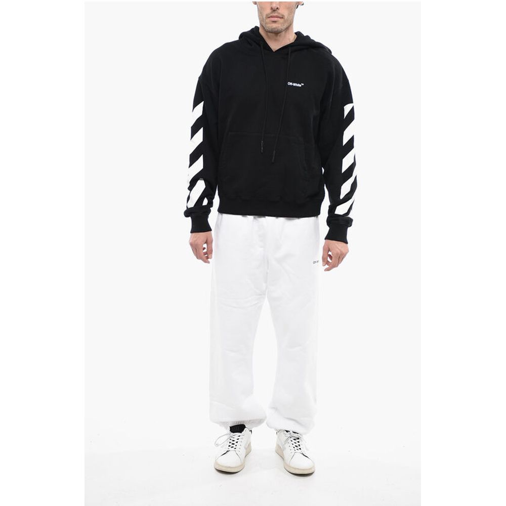 PERMANENT Hoodie DIAG HELVETICA with Front Pocket