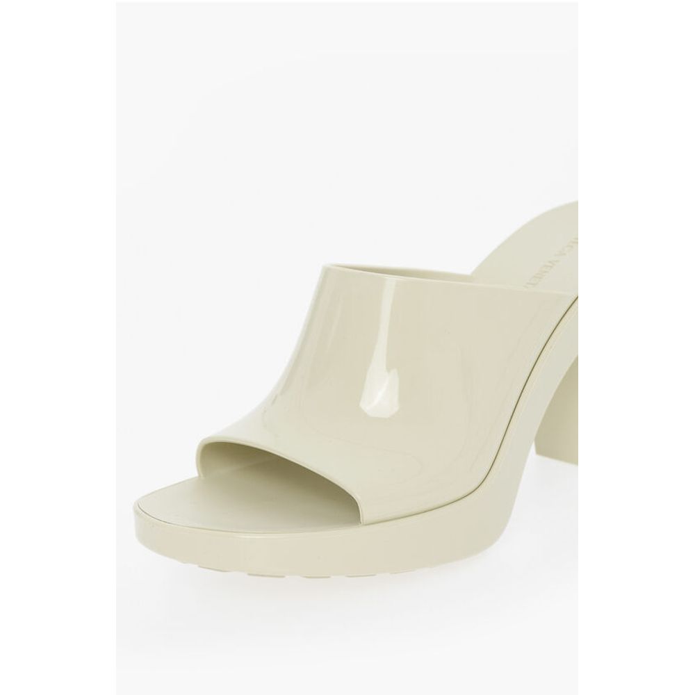 Rubber GLEAM Heeled Sandals 10cm