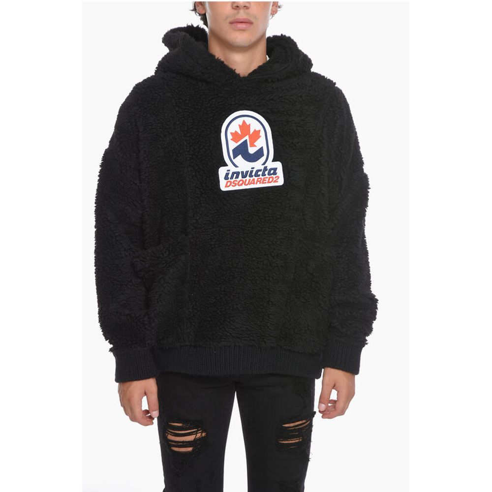 INVICTA Teddy Hoodie with Logo Patch