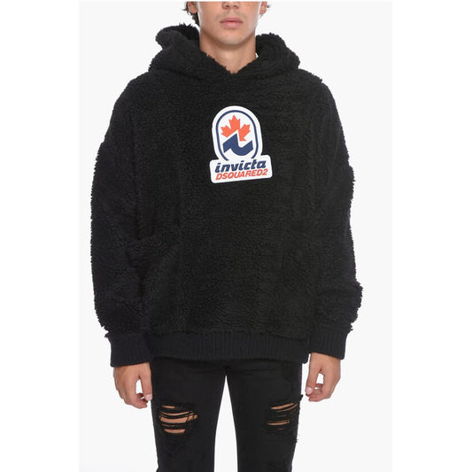INVICTA Teddy Hoodie with Logo Patch