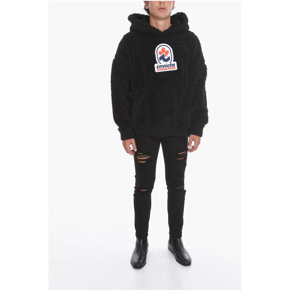 INVICTA Teddy Hoodie with Logo Patch
