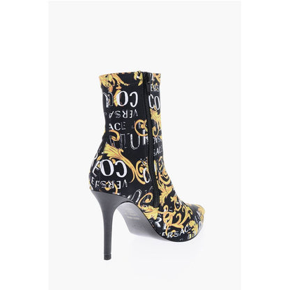 JEANS COUTURE Baroque Printed Point Toe SCARLETT Sock Boots