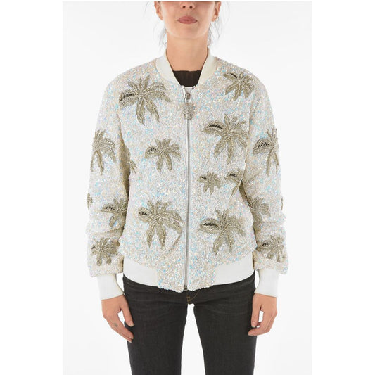 COUTURE All-Over Sequine and Crystal ALOHA PLEIN Bomber Jack