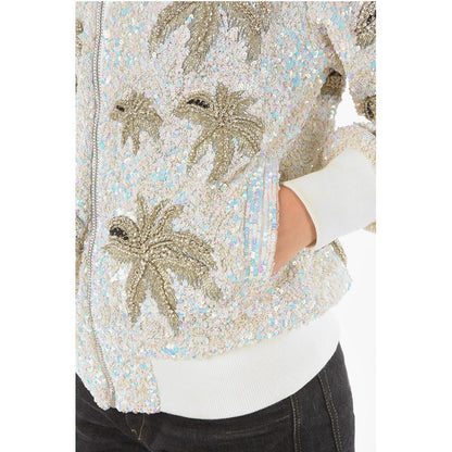 COUTURE All-Over Sequine and Crystal ALOHA PLEIN Bomber Jack